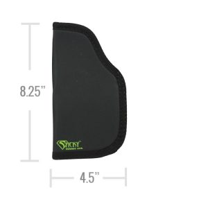 Sticky Holsters Large Sticky Pocket Holster for 5" Large/Full Size Autos with Laser Grey Ambi