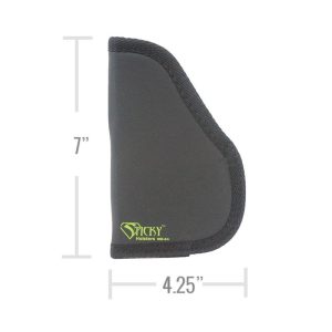 Sticky Holsters Gen 1 Medium Sticky Pocket Holster for 3.8" Sub-Compact Medium Frame Double Stack Autos with Laser Black Ambi