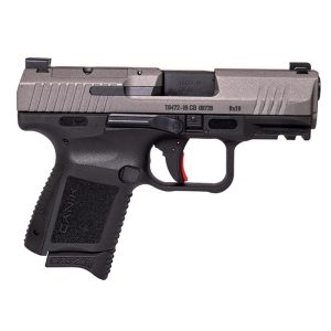 Century Arms Canik TP9 Elite SC 9mm Luger 12rd (1) & 15rd (1) Magazines 3.5" Barrel Tungsten Slide/ Black Grip