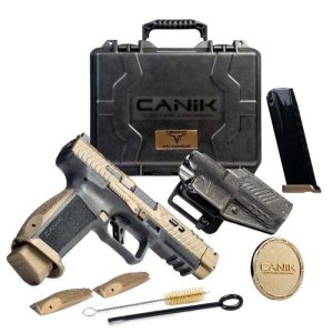 Canik TTI Combat Handgun 9mm Luger 18rd Magazines (2) 4.6" Barrel TTI Bronze