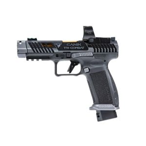 Canik TTI Combat Handgun 9mm Luger 18rd Magazines (2) 4.6" Barrel Smoke with MECANIK MO3