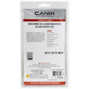 Canik Mete MC9 Handgun Magazine with Full Grip Extension FDE 9mm Luger 15/rd