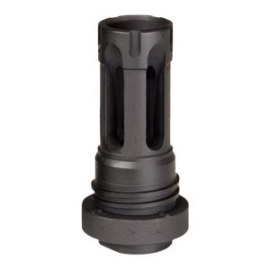 YHM Turbo K-RB 5.56mm QD Suppressor with Flash Hider 5.56mm Stainless Steel/Cobalt 6 Black 1/2x28