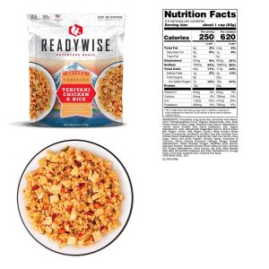 Readywise Treeline Teriyaki Chicken & Rice - 6 oz