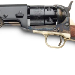 PIetta 1851 Sheriff NAVY .44 5-1/2" Case Hardened Steel Muzzleloader Walnut Grips