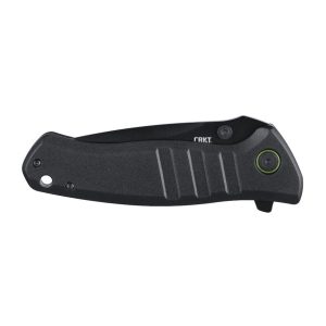 CRKT Dextro Folding Knife 3-1/5" Drop Point Blade Black Black