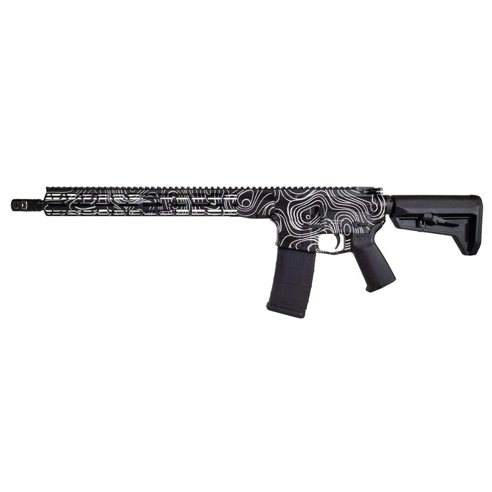 Shark Coast "Black Topography" Rifle 5.56mm 30rd Magazine 16" Barrel