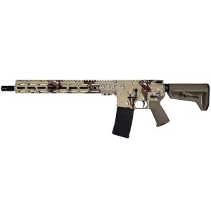 Shark Coast AR Rifle 5.56 NATO 30rd Magazine 16'' Barrel Chocolate Chip with Magpul Furniture