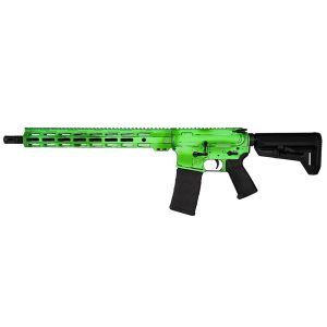 Shark Coast Tactical "Anime- Green" Rifle 5.56mm 10rd Magazine 16" Barrel 15" MLOK Handguard California Compliant