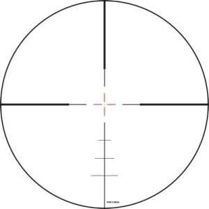 ZeroTech Thrive HD Rifle Scope 2.5-15x50 30mm SFP PHR-ii MOA Illum Black