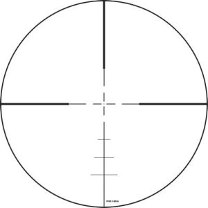 ZeroTech Thrive HD Rifle Scope 6-24x50 30mm SFP PHR-ii MOA Non-Illum Black