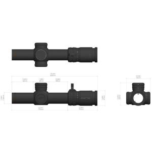ZeroTech Optics Trace ED Rifle Scope 1-10X24 FFP 34mm MRAD LPVO RRP