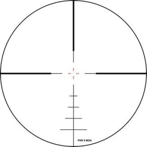 ZeroTech Vengeance Rifle Scope 4-20x50 30mm SFP PHR-ii MOA Illum. Black