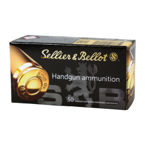 Sellier & Bellot Pistol & Revolver Ammo .380 ACP 92 gr FMJ 955fps 1000/ct Case (20 boxes 50/ct)
