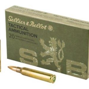 Sellier & Ballot M193 Rifle Ammunition 5.56mm 55gr FMJ 3300 fps 20/ct