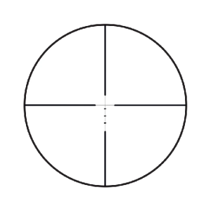 REFURBISHED Burris Droptine Rifle Scope - 2-7x-35mm Ballistic Plex .22 Reticle 45-13' FOV 3.1-4.1" ER Matte