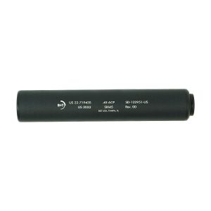 B&T Six45 Suppressor .45 ACP Black