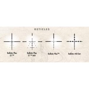 Burris Fullfield E1 Rifle Scope 3-9x40mm 1" SFP Ballistic Plex E1 Non Illum. Matte Black