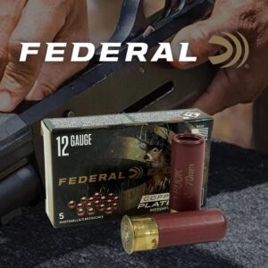 Federal Premium Vital-Shok 1 Buckshot 12 ga 2-3/4" Max 16 Pellets Ammo 5/ct