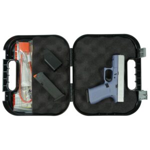 Glock 43X Crushed Silver Glitter Slide/Orchid Purple Frame Handgun 9mm Luger 10rd Magazines(2) 3.4" Barrel Accessory Rail USA Made