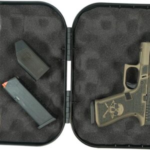 Glock 43X "Revolution" Gold Barrel Colonial Brown Handgun 9mm Luger 10rd Magazines(2) 3.4" Barrel Accessory Rail USA Made