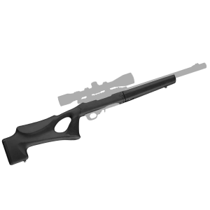 Hogue 10-22 Tactical Thumbhole Stock .920 Barrel Channel Black OverMolded Rubber