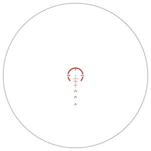 Swampfox Arrowhead LPVO Series Rifle Scope - 1-8x24 30mm SFP Red Guerrilla Dot BDC Long - Black