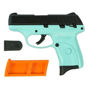 Ruger EC9s Handgun 9mm Luger 7rd Magazine 3.12" Barrel Robin's Egg Blue Frame