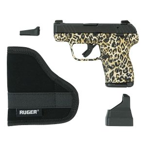 Ruger LCP 380 Max Custom Blue Leopard Handgun .380 Auto 10rd Magazine 2.75" Barrel