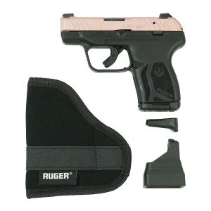 Ruger LCP 380 Max CSSI Exclusive Rose Gold Glitter Handgun .380 Auto 10rd Magazine 2.75" Barrel