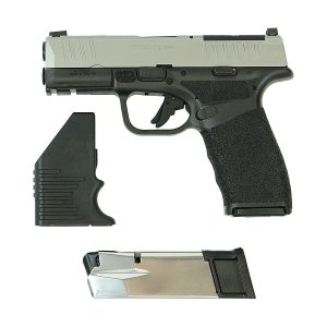 Springfield Hellcat Pro OSP Low Capacity Handgun 9mm Luger 10rd Magazines(2) 3'.7' Barrel Stainless Slide/Black Frame