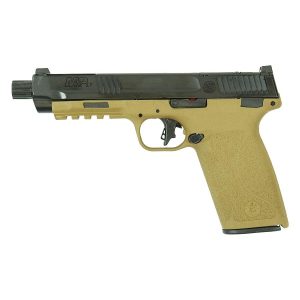 S&W M&P Handgun 5.7x28mm 22rd Magazines (1) 5" Threaded Barrel FDE Optic Ready No Manual Safety-USED