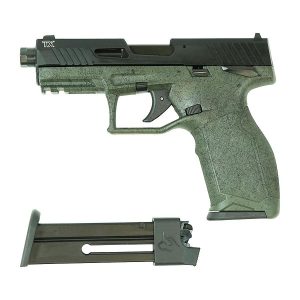 Taurus TX22 Gen 2 Handgun .22 LR 10rd Magazines (2) 4.16" Barrel OD Green Splatter Grip/Black Grip