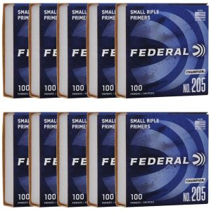 Federal Premium Champion Centerfire .205 Primers Small Rifle 1000/ct