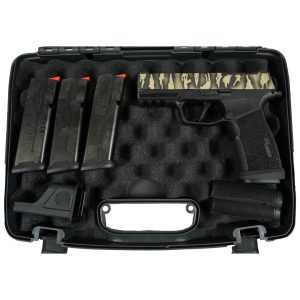 Sig Sauer P365 "Tiger Striped" XMACRO TACOPS Handgun 9mm Luger 17rd Magazines(4) 3.7" Barrel