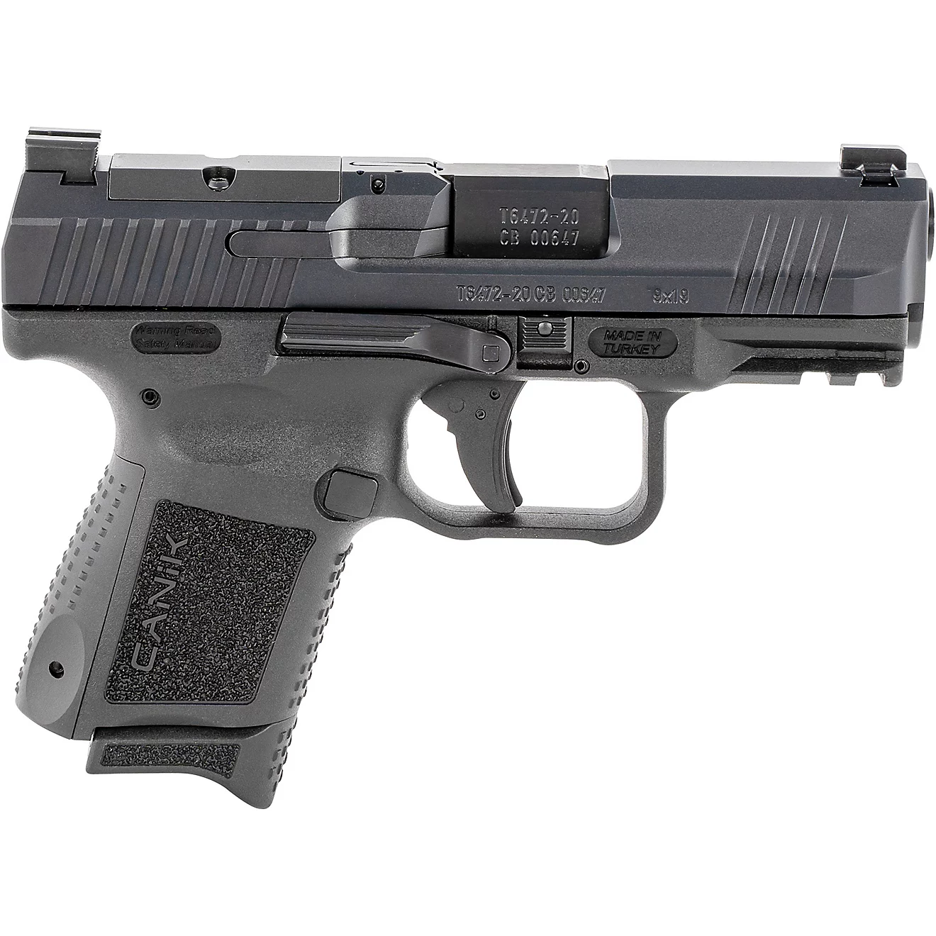 NHG CANIK TP9 ES, 18,556 PISTOL 9MM 12RD 3.5"BR 6.5"OA