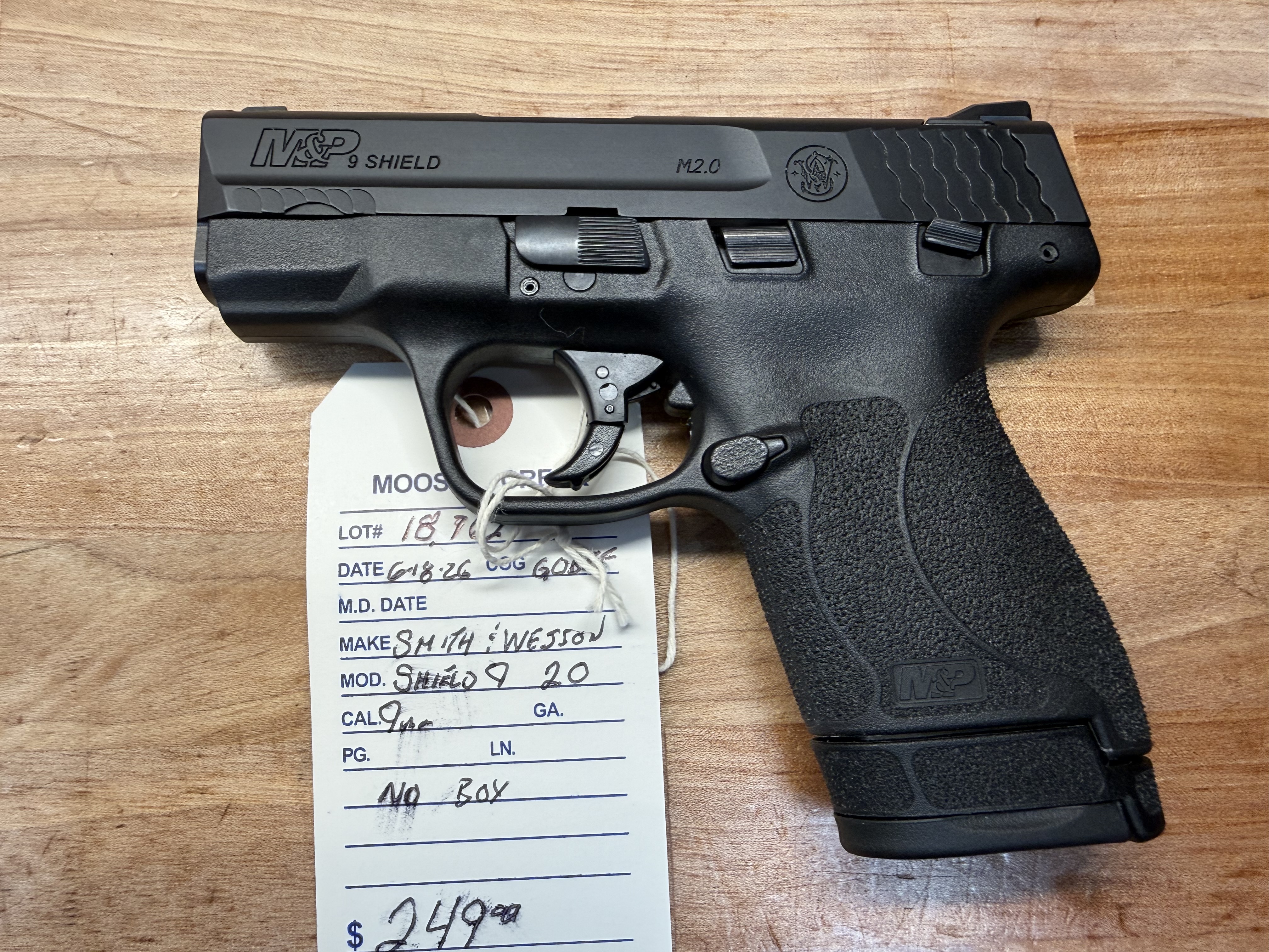 USED SMITH & WESSON SHIELD 2.0 9MM