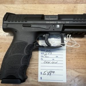 PREOWNED HK VP9 WITH CASE AND GRIP INSERTS