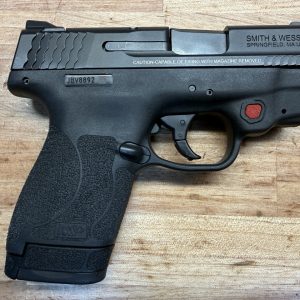 PRE-OWNED SMITH AND WESSON M&P SHIELD 9 WITH LASER.